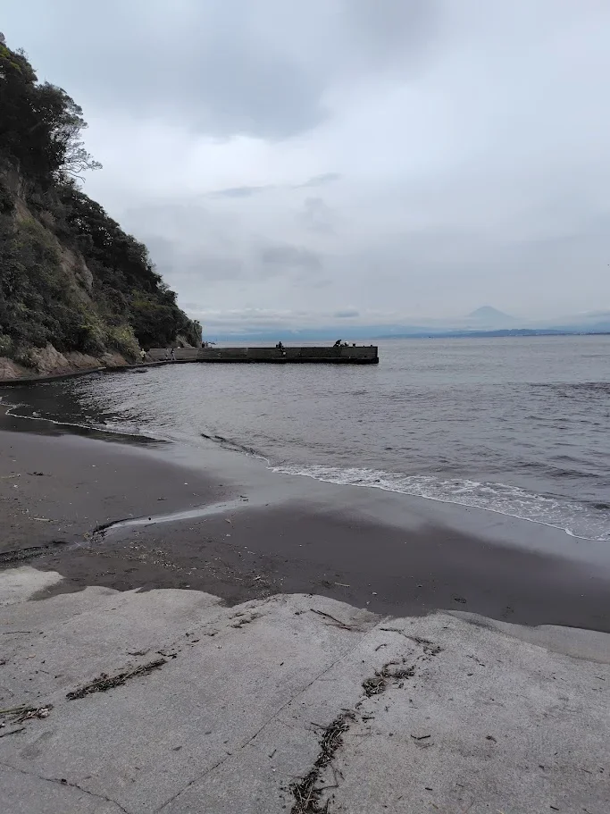 江ノ島西浦漁港の様子