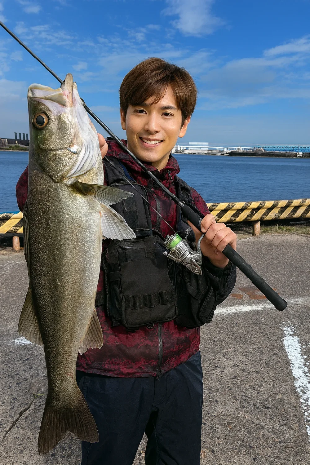 千鳥運河でシーバスの釣果を得た久良木