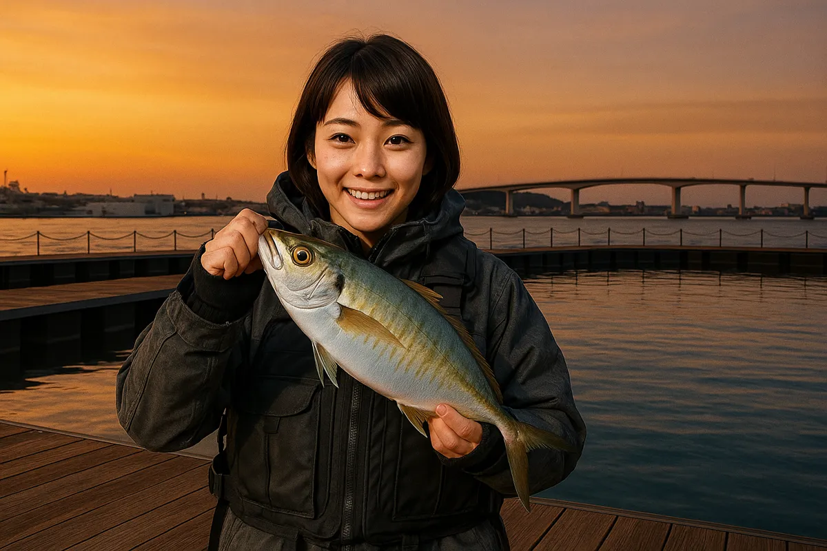 J’sフィッシングでシマアジの釣果を得た西岡.webp