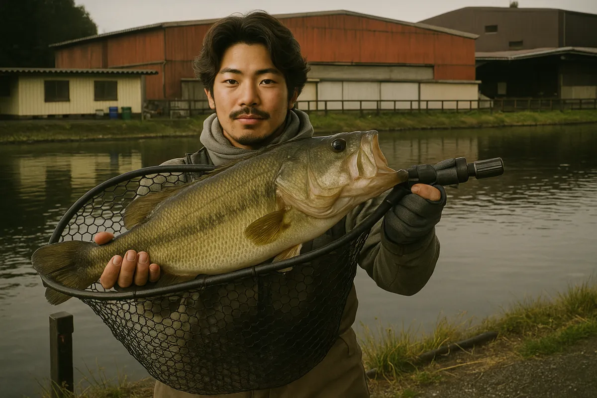 あずさフィッシングでブラックバスの釣果を得た澤田.webp