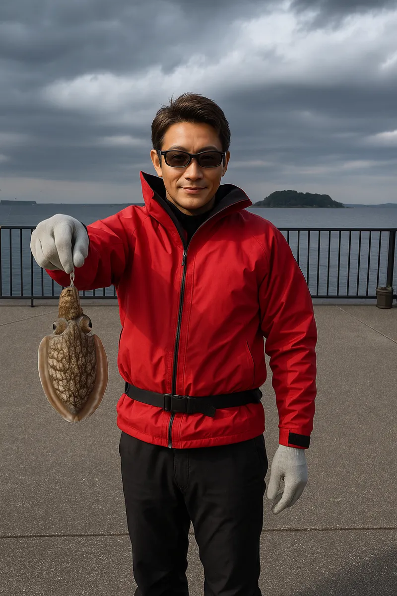 うみかぜ公園でコウイカの釣果を得た亀岡.webp