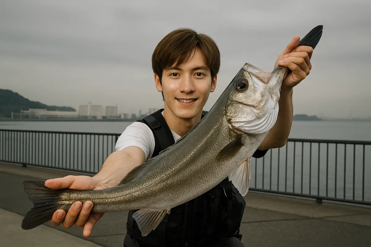 うみかぜ公園でシーバスの釣果を得た久良木.webp