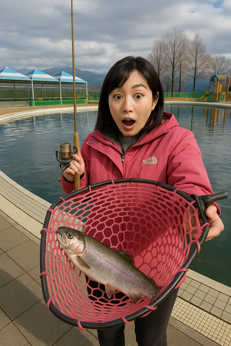 かめプーでニジマスの釣果を得た黒川.webp