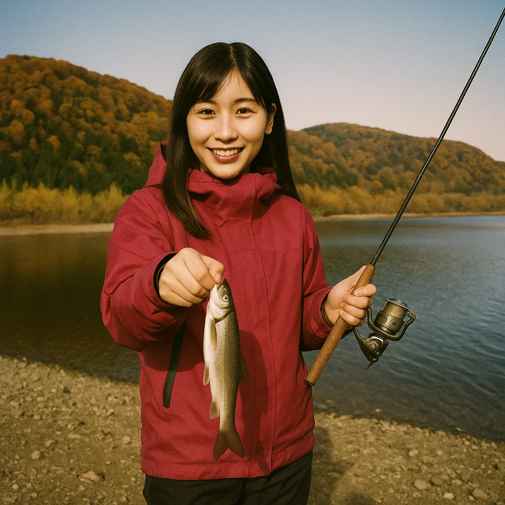 さっぽろ湖でウグイの釣果を得た黒川.webp