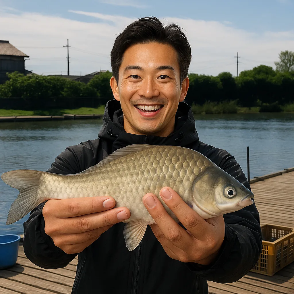 へらぶな釣り水茎でヘラブナの釣果を得た勝田.webp