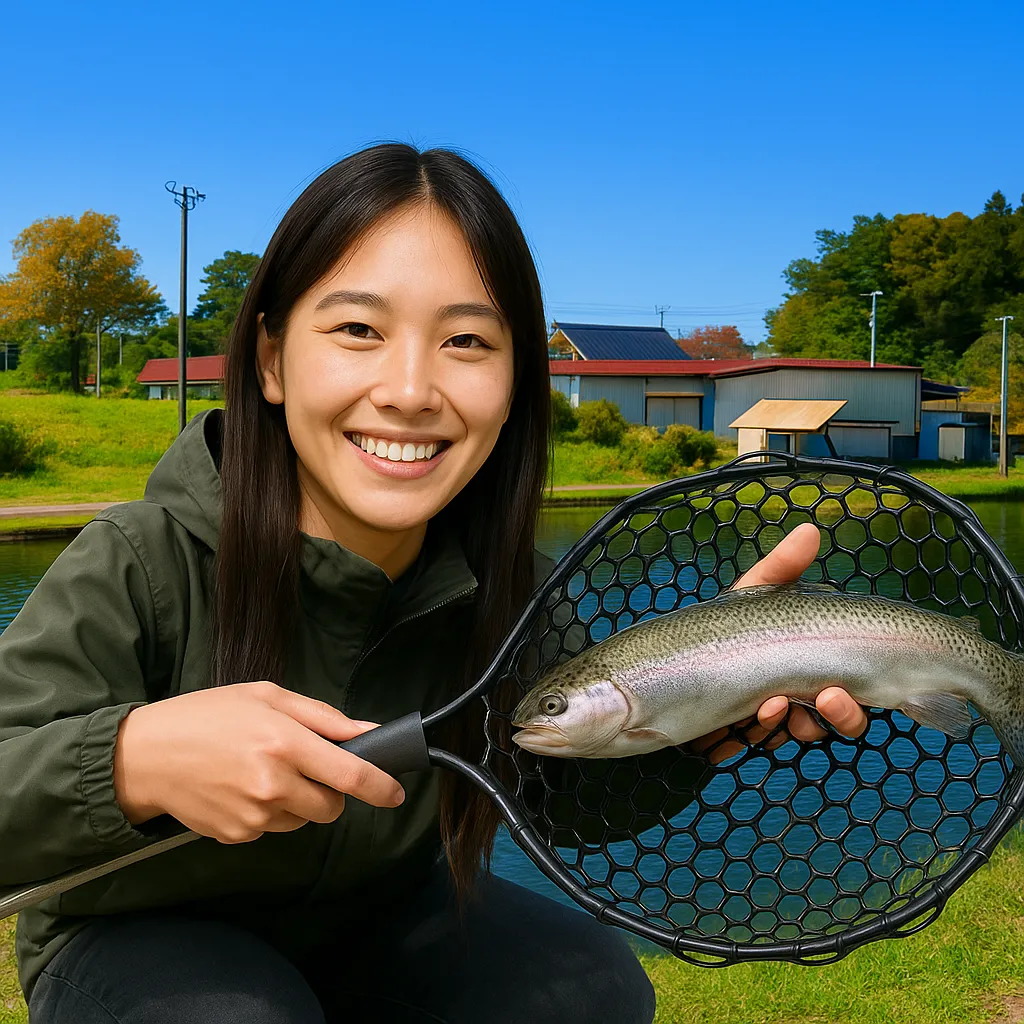 キングフィッシャーでニジマスの釣果を得た森永.webp