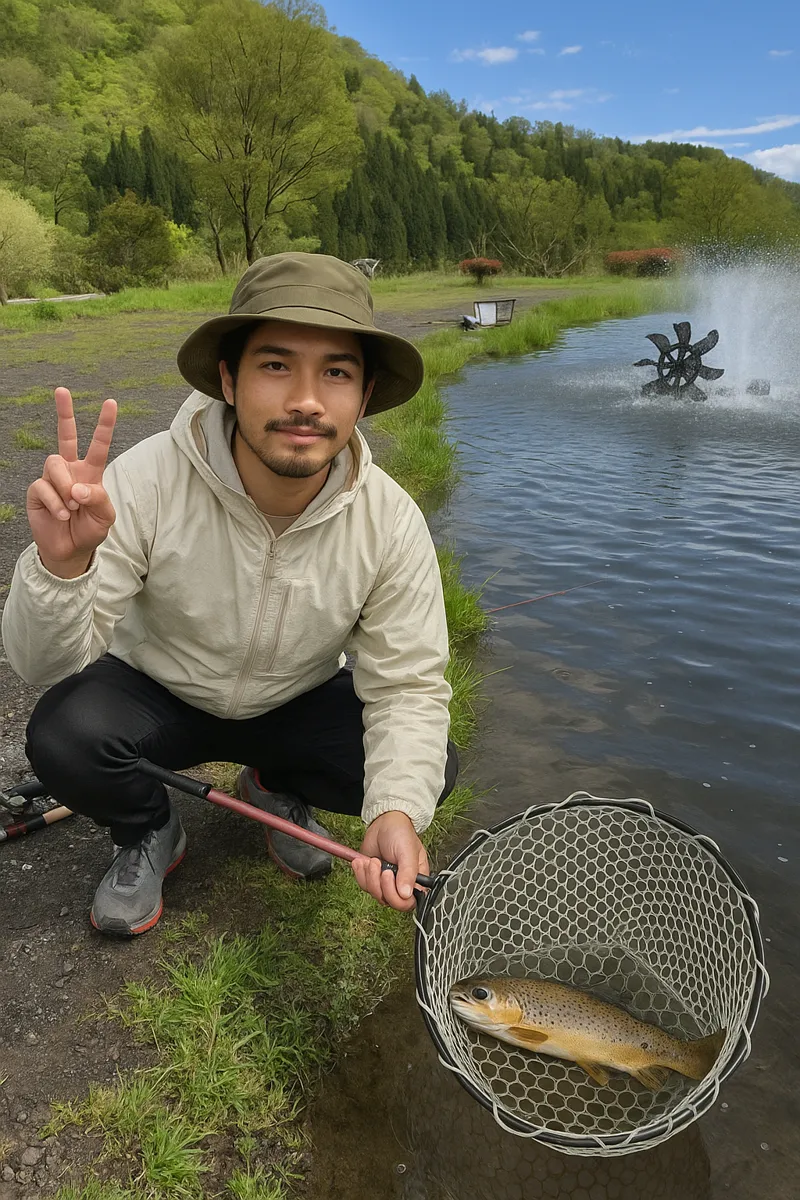 フィッシング母袋でブラウントラウトの釣果を得た安城.webp