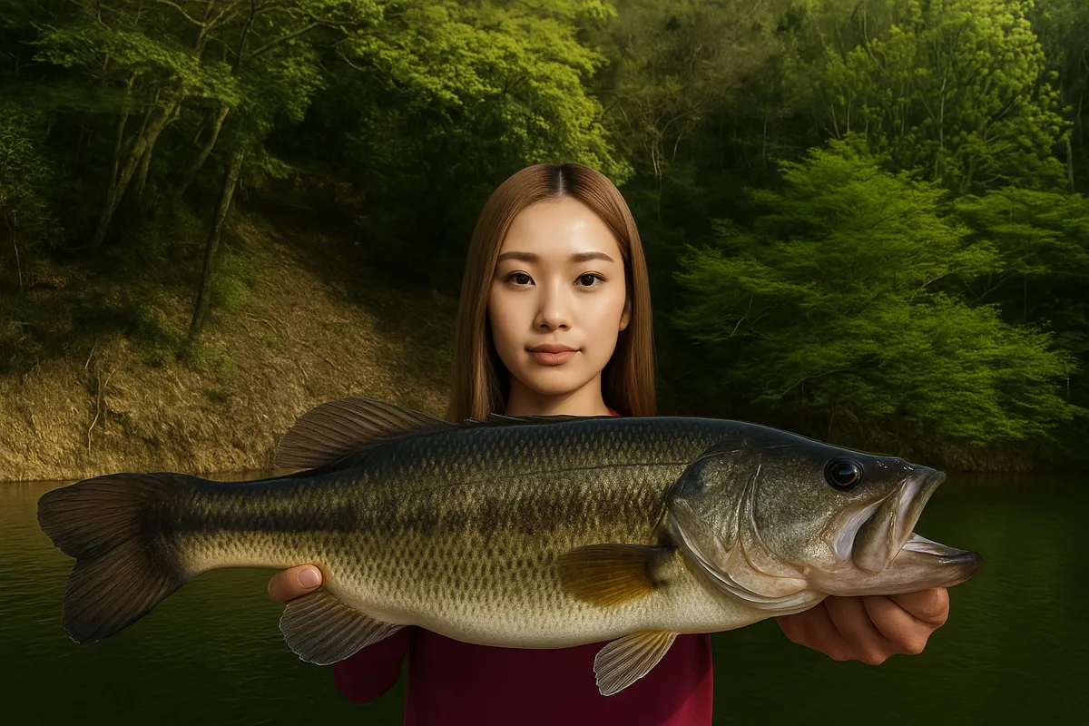 七色ダムでブラックバスの釣果を得た階下.webp