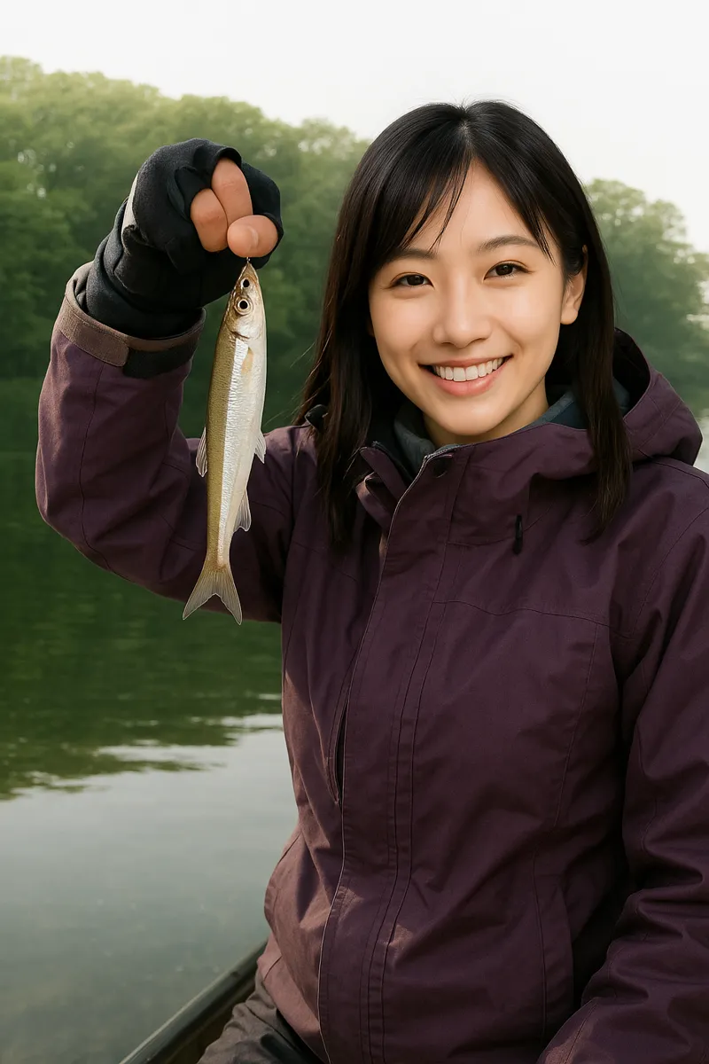 三名湖でワカサギの釣果を得た黒川.webp