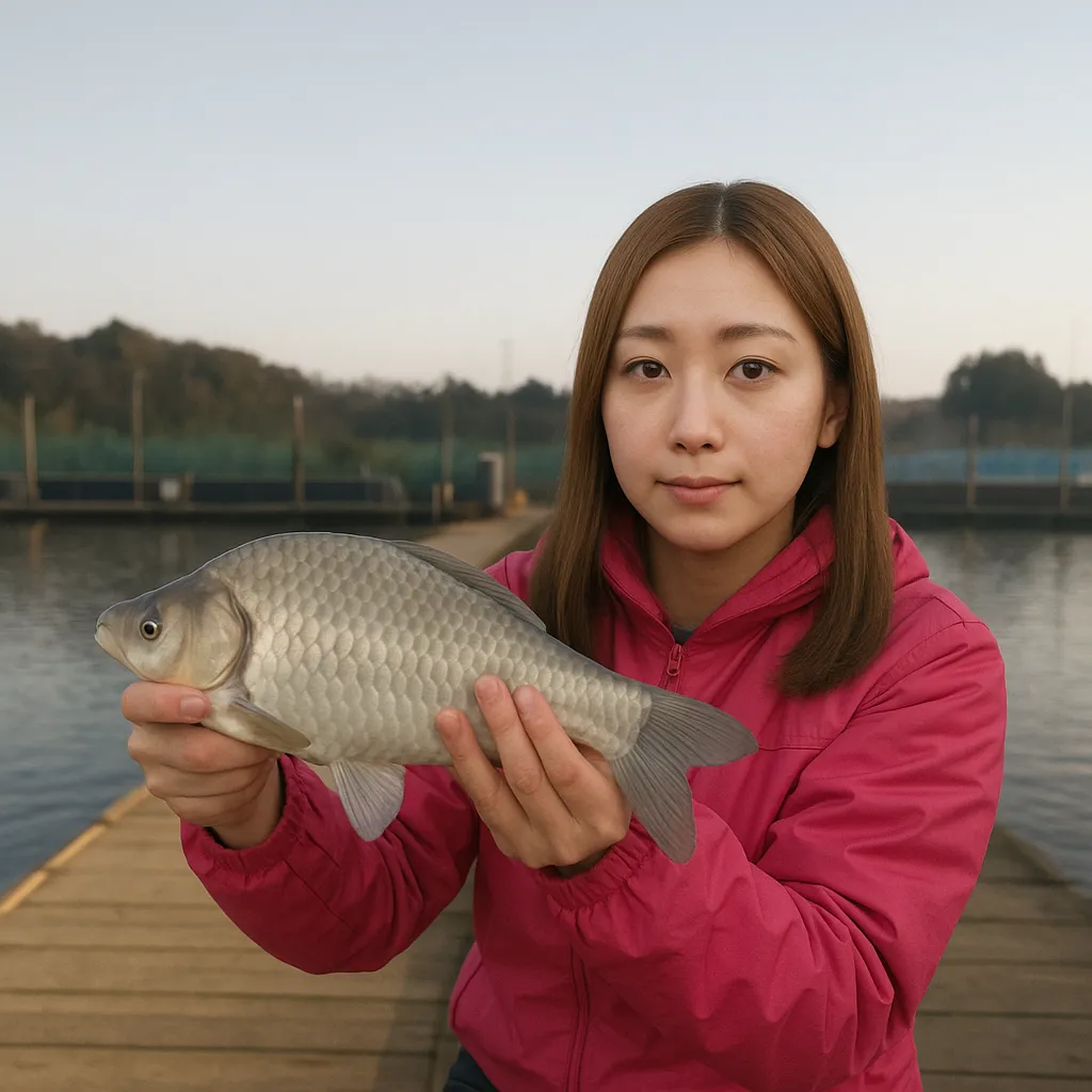 三楽園でヘラブナの釣果を得た階下.webp