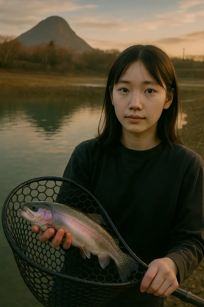 加賀フィッシングエリアでニジマスの釣果を得た森永.webp