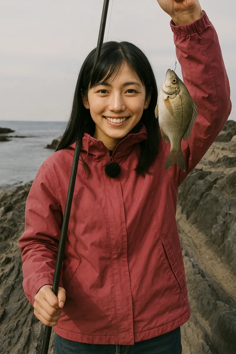 城ヶ島でウミタナゴの釣果を得た黒川.webp