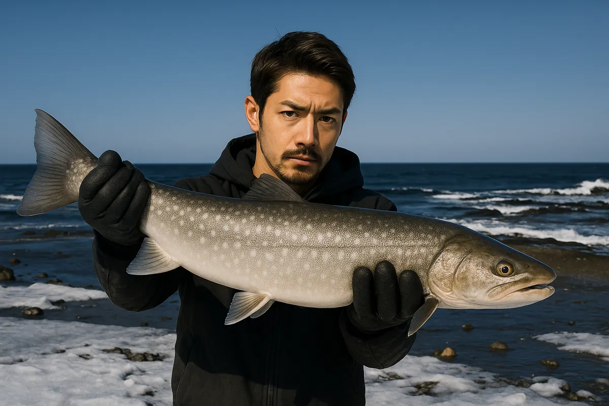 大平海岸でアメマスの釣果を得た広岡.webp
