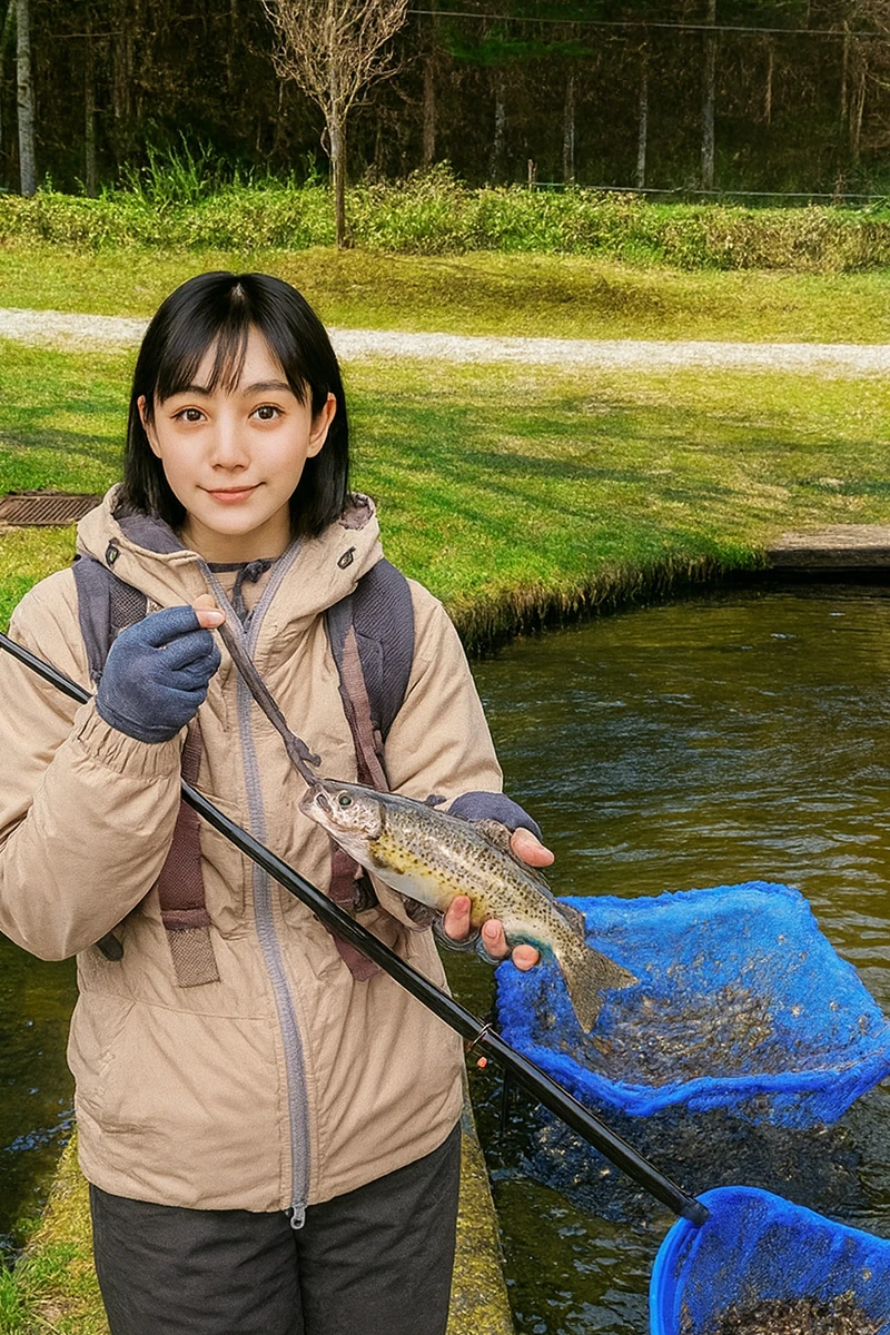 大雪つりぼりでオショロコマの釣果を得た国生.webp