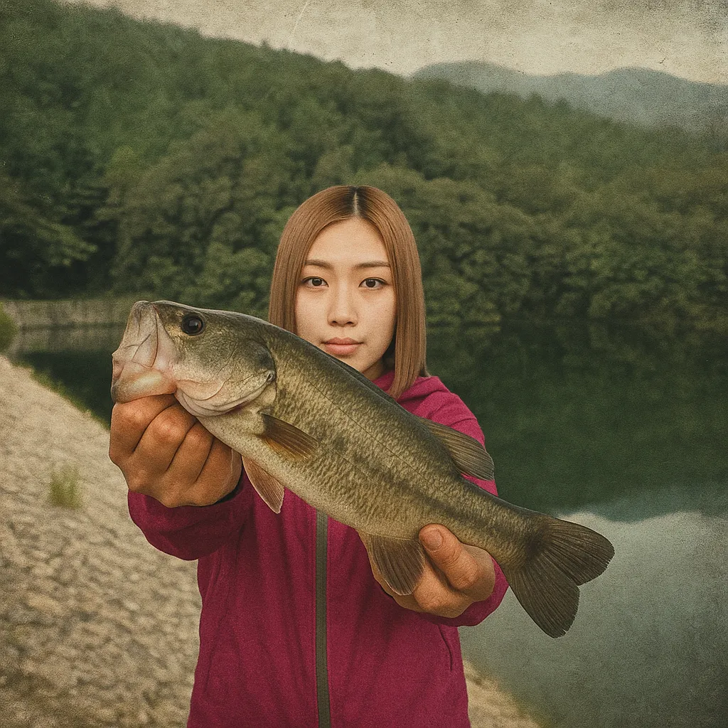 宝地池でブラックバスの釣果を得た階下.webp