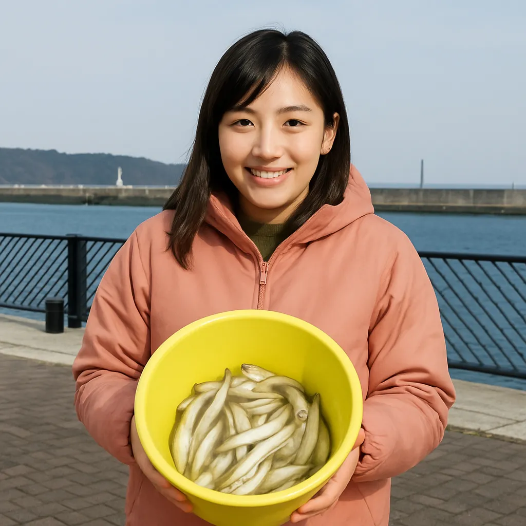 小樽港築港臨海公園でチカの釣果を得た黒川.webp