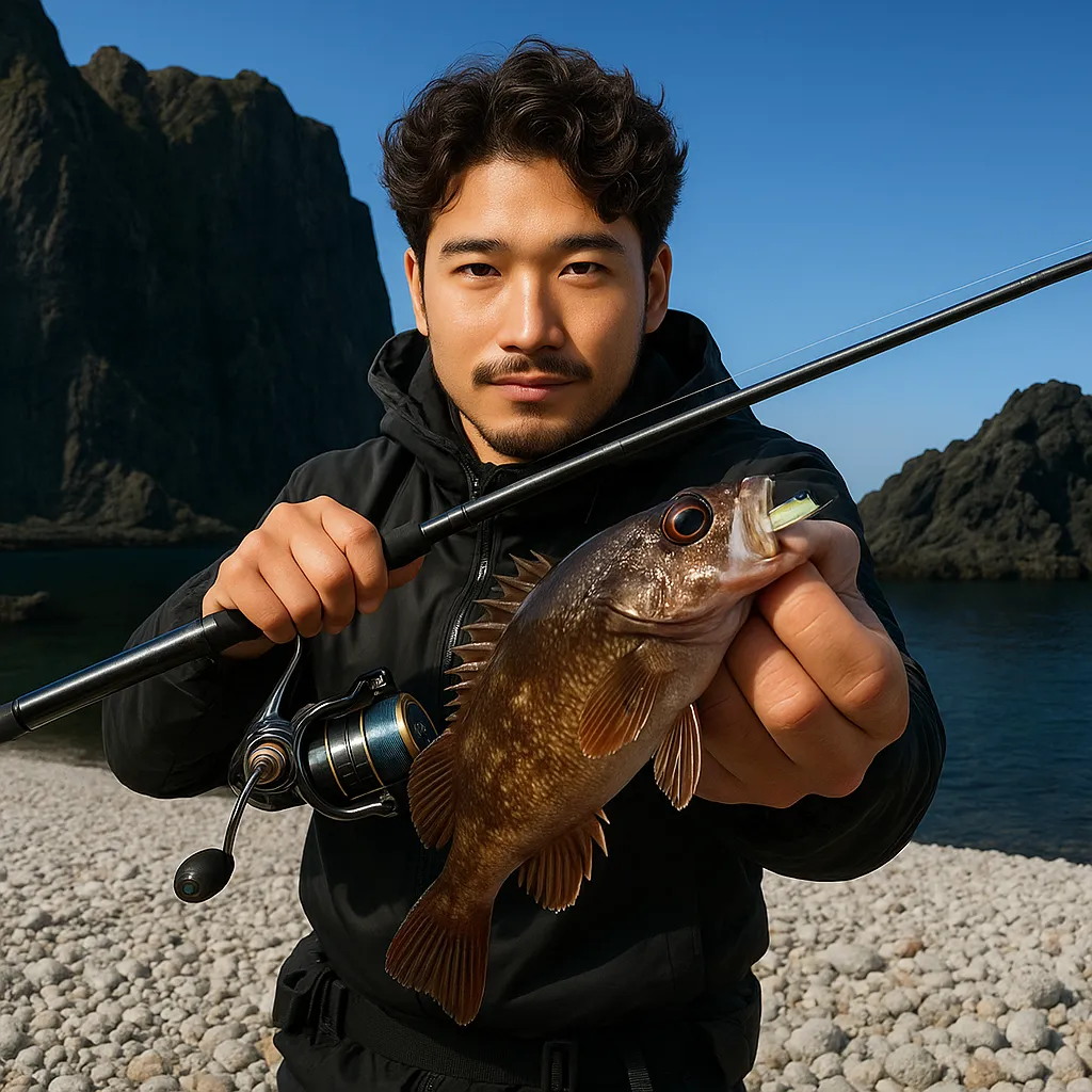 島武意海岸でガヤの釣果を得た安城.webp