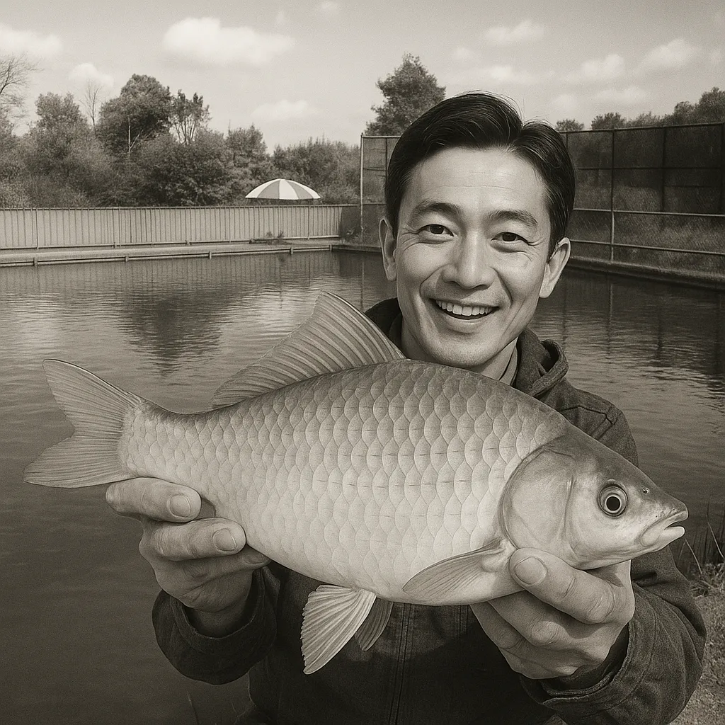 平松へら鮒センターでヘラブナの釣果を得た勝田.webp