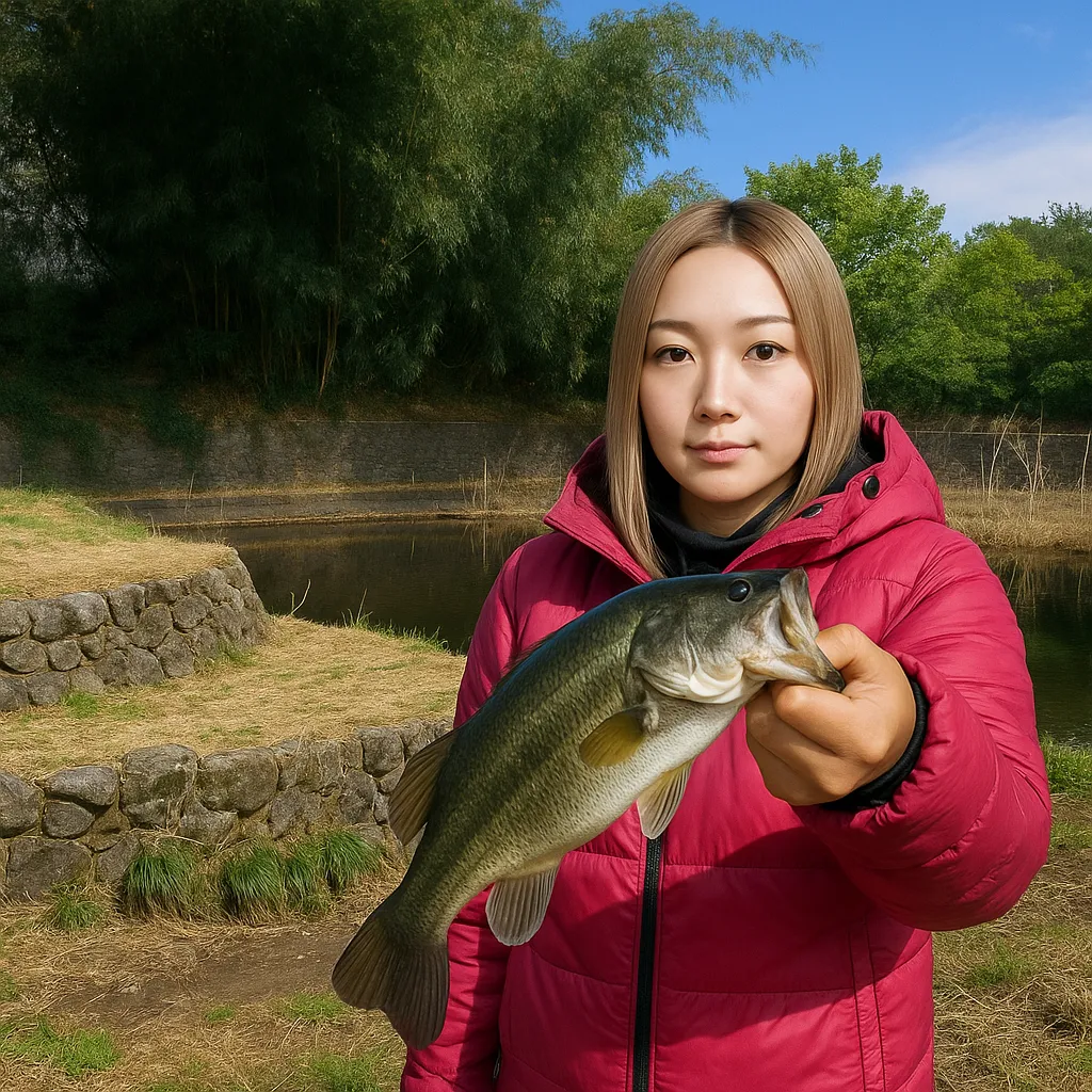 恩方国際釣堀場でブラックバスの釣果を得た階下.webp