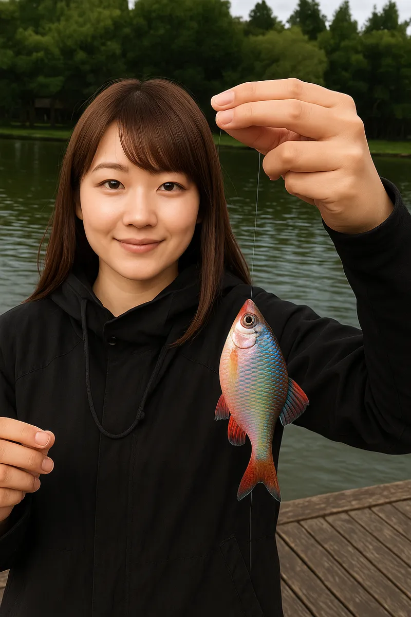 水元公園でタイリクバラタナゴの釣果を得た山際.webp