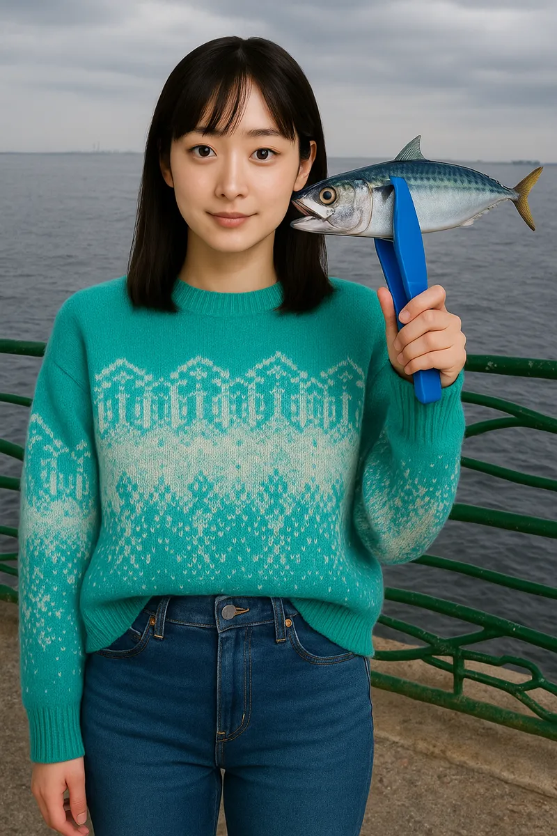 海辺つり公園でサバの釣果を得た国生.webp