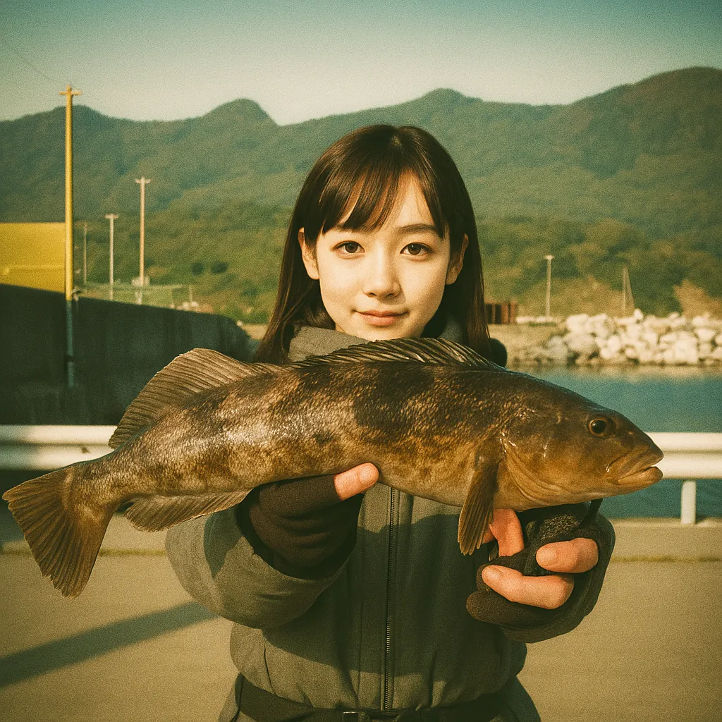 福島漁港でアブラコの釣果を得た国生.webp