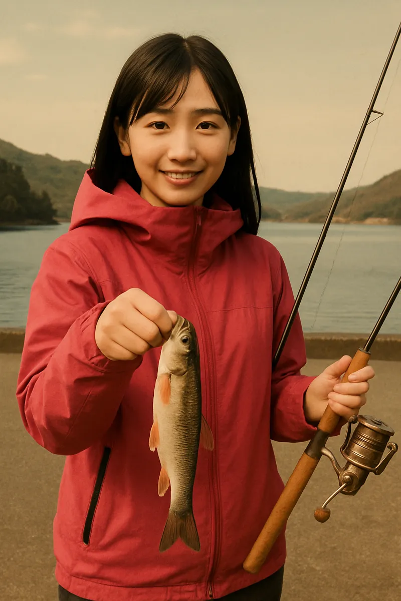 芦ノ湖でウグイの釣果を得た黒川.webp