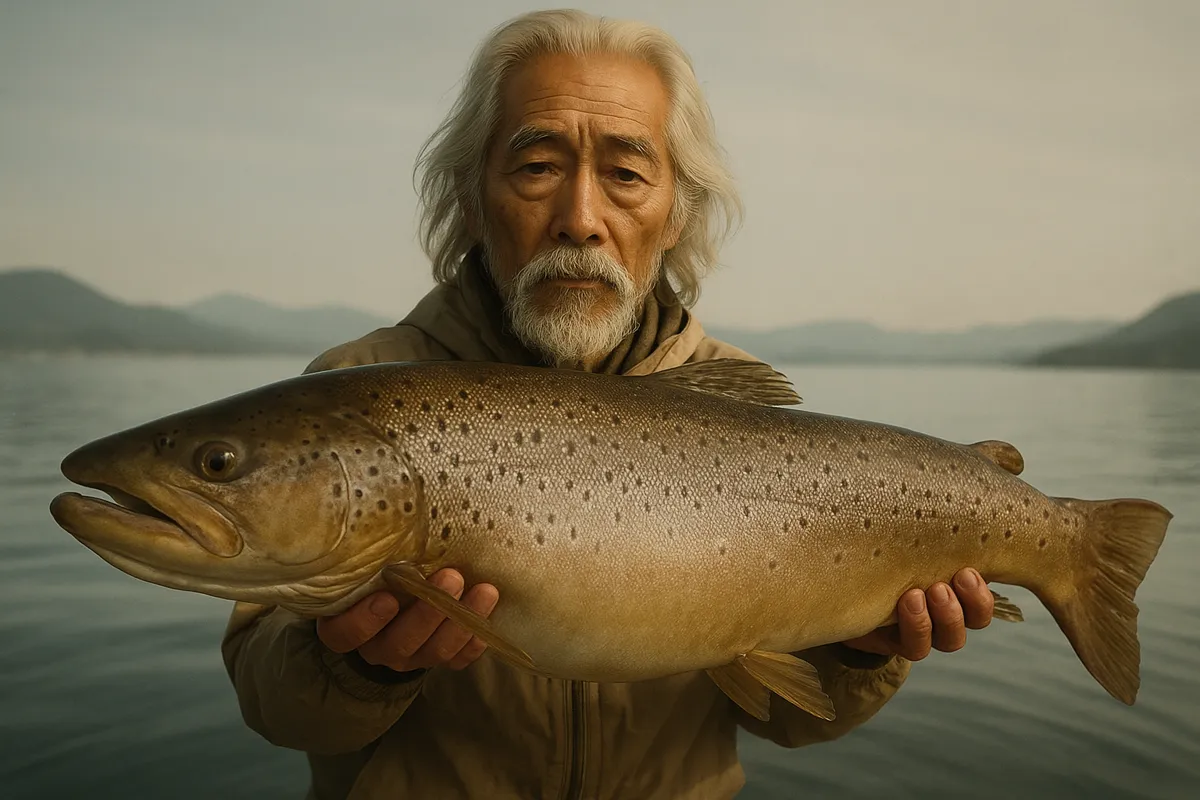 芦ノ湖でブラウントラウトの釣果を得た階下.webp