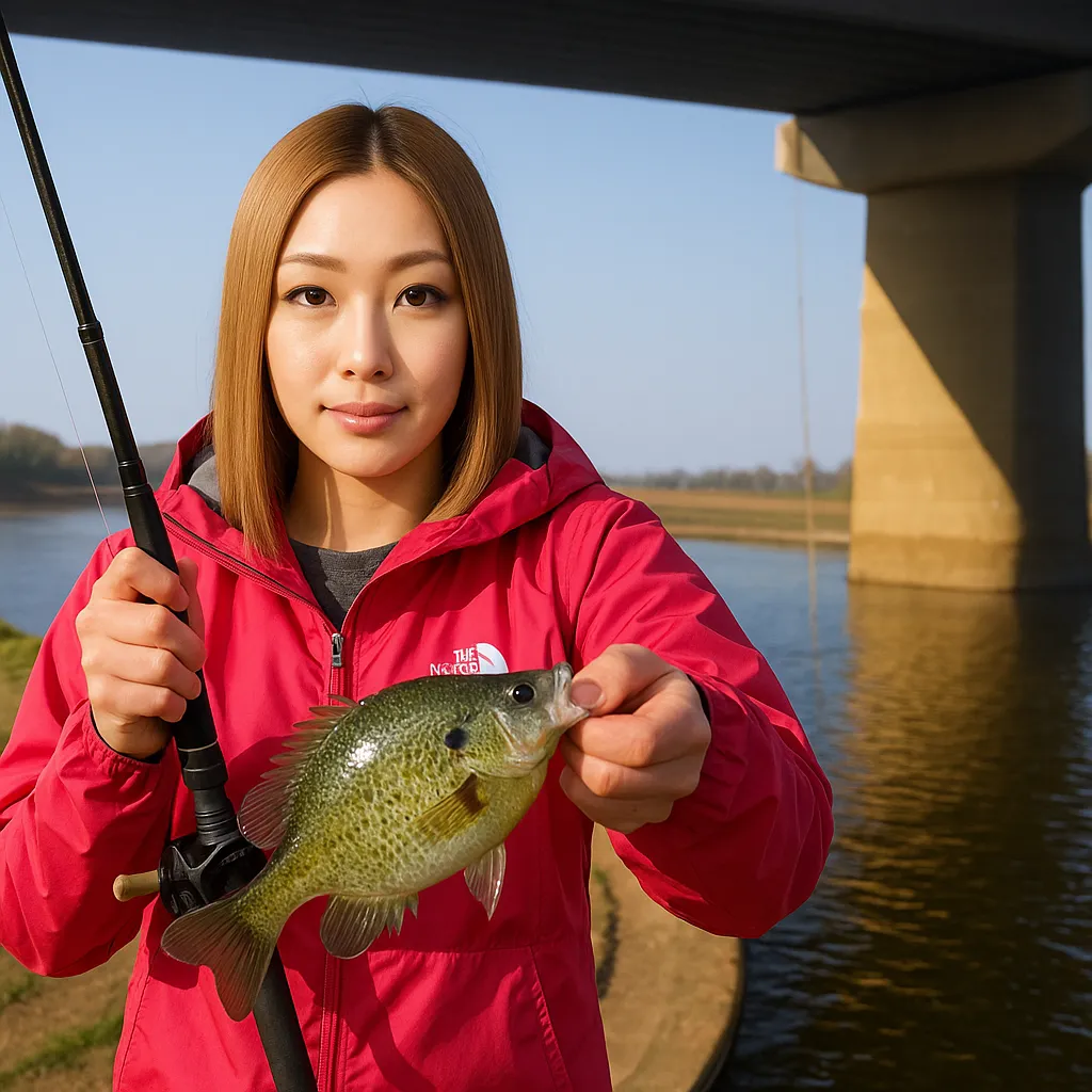 谷中湖でブルーギルの釣果を得た階下.webp