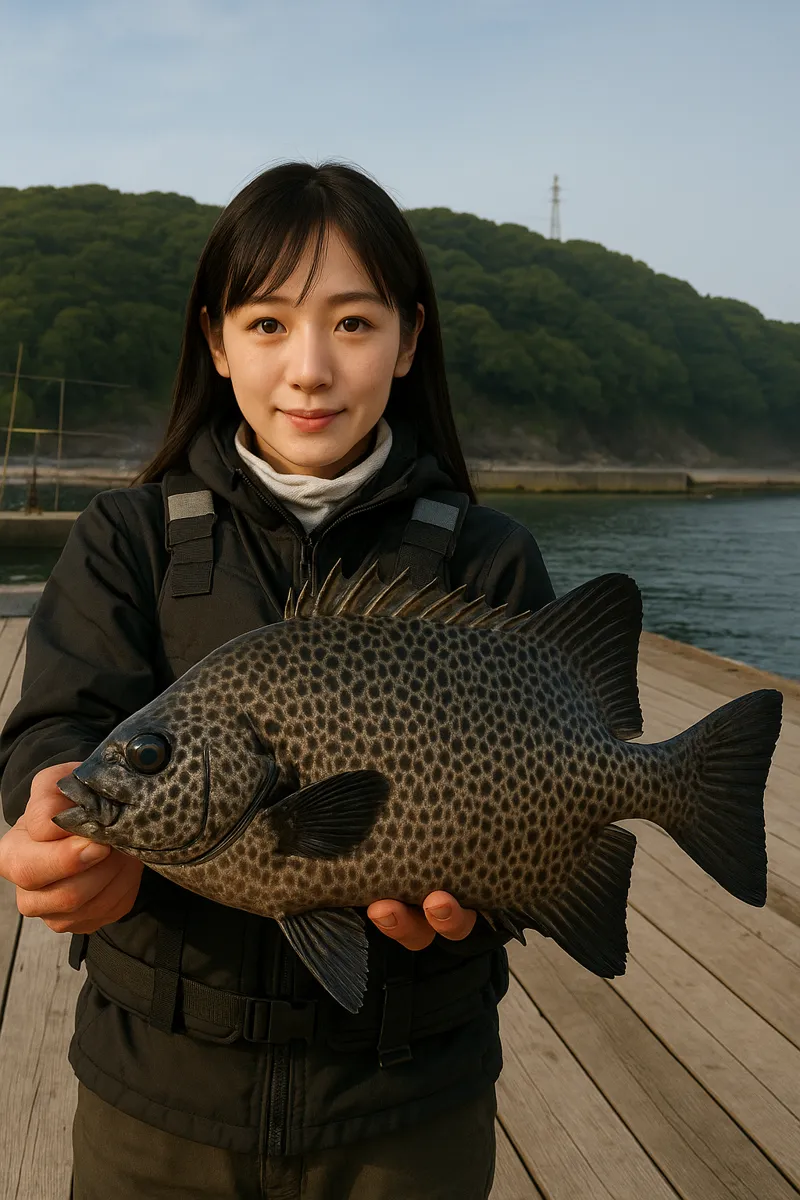 釣堀海恵でイシガキダイの釣果を得た国生.webp