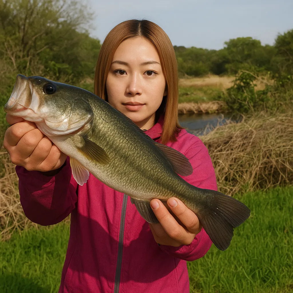 鬼怒川でブラックバスの釣果を得た階下.webp