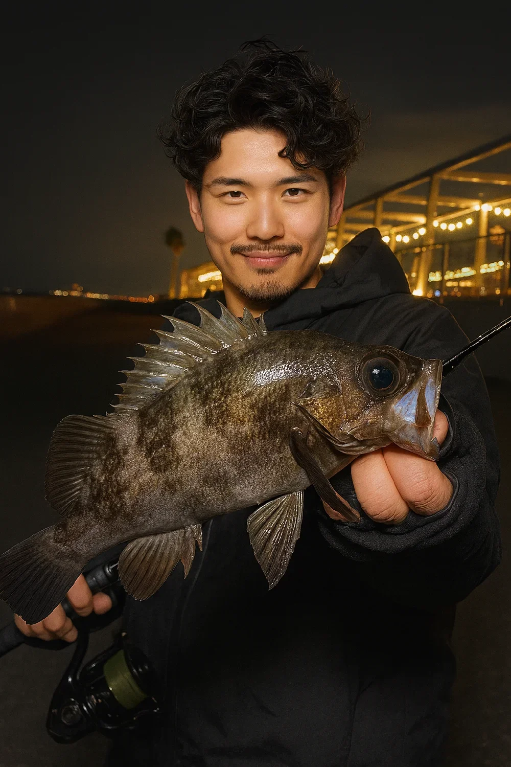逗子マリーナでメバルを釣った安城