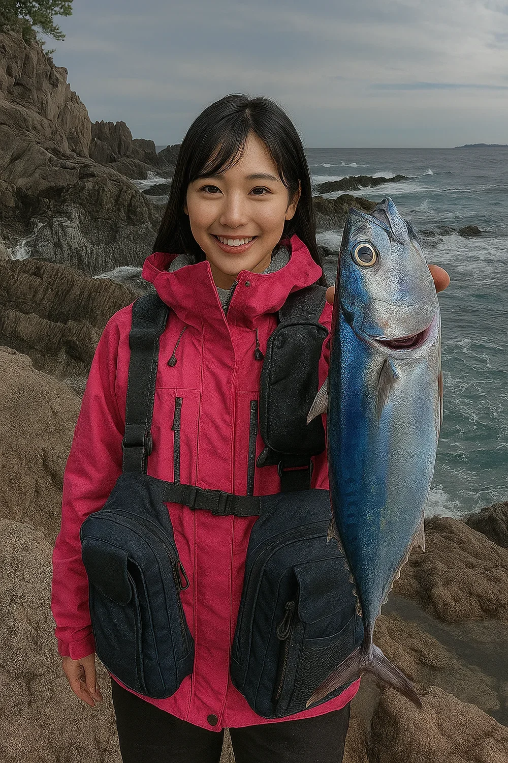 真鶴黒崎でソウダガツオを釣った黒川