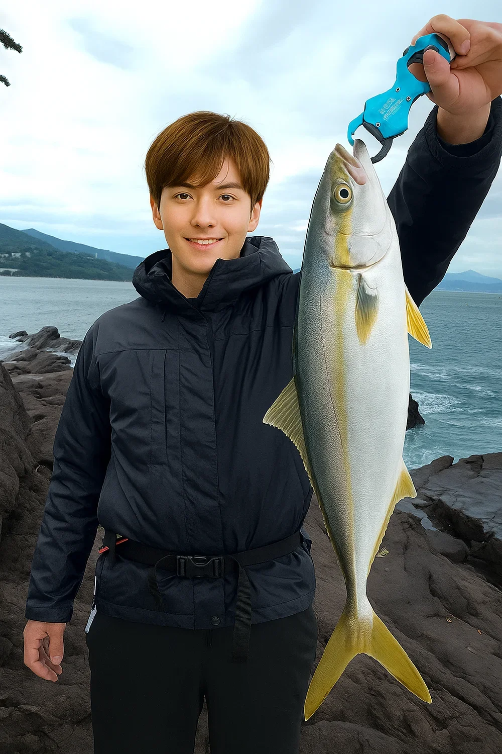 真鶴でイナダを釣った久良木