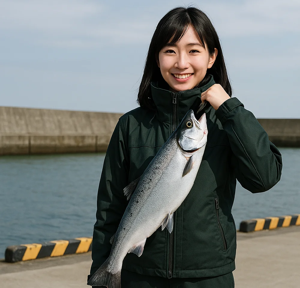 国縫漁港サクラマス