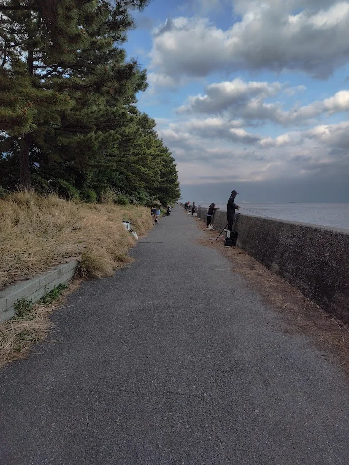 八景島対岸の岸壁