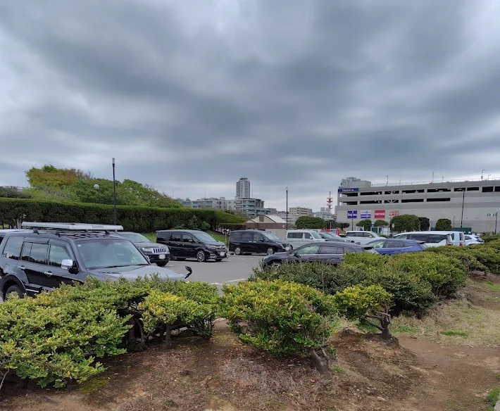 うみかぜ公園の駐車場