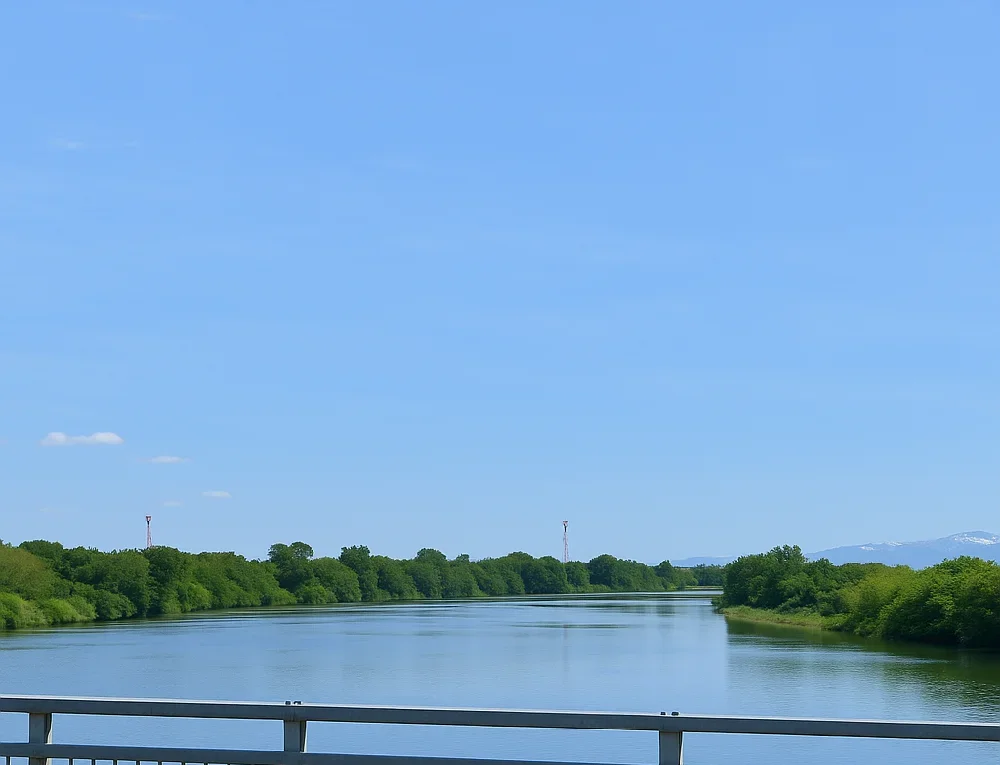 生振大橋から見た茨戸川