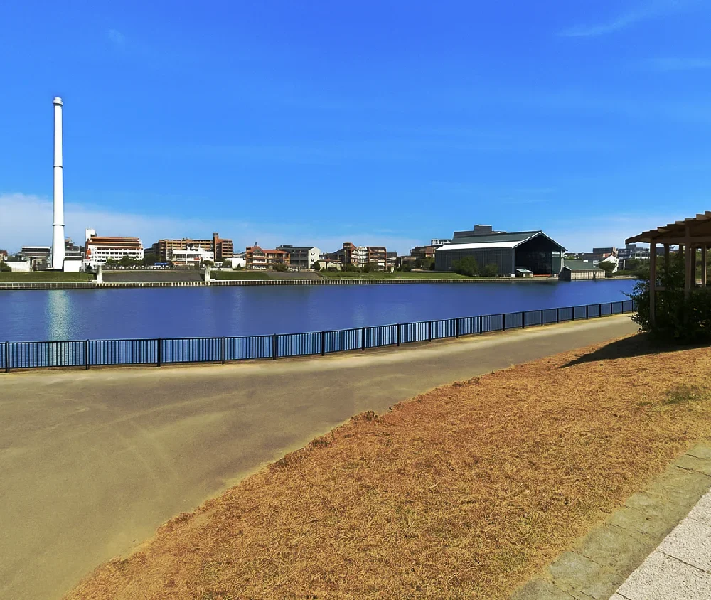 旧江戸川常夜灯公園の様子
