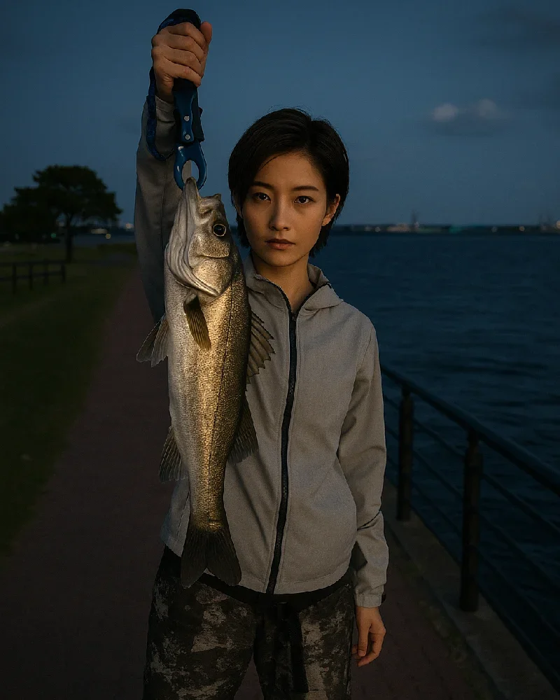 亀崎港・亀崎海浜緑地でシーバスを釣る佐伯
