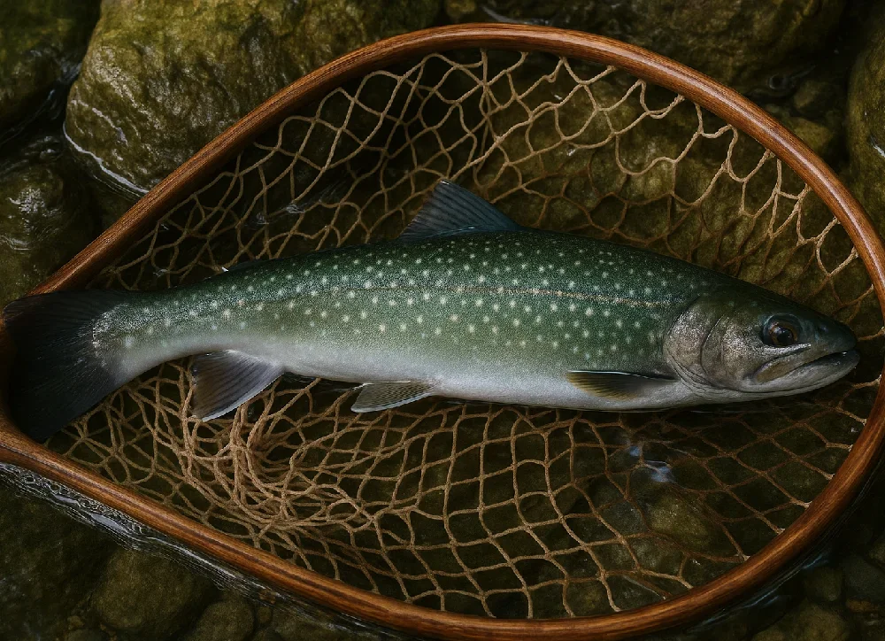 然別湖のミヤベイワナ