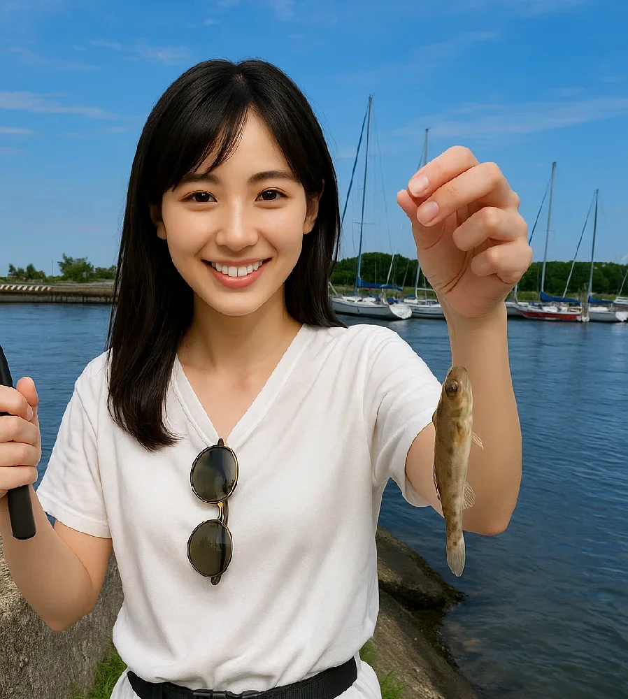 亀崎港・亀崎海浜緑地でハゼを釣る黒川