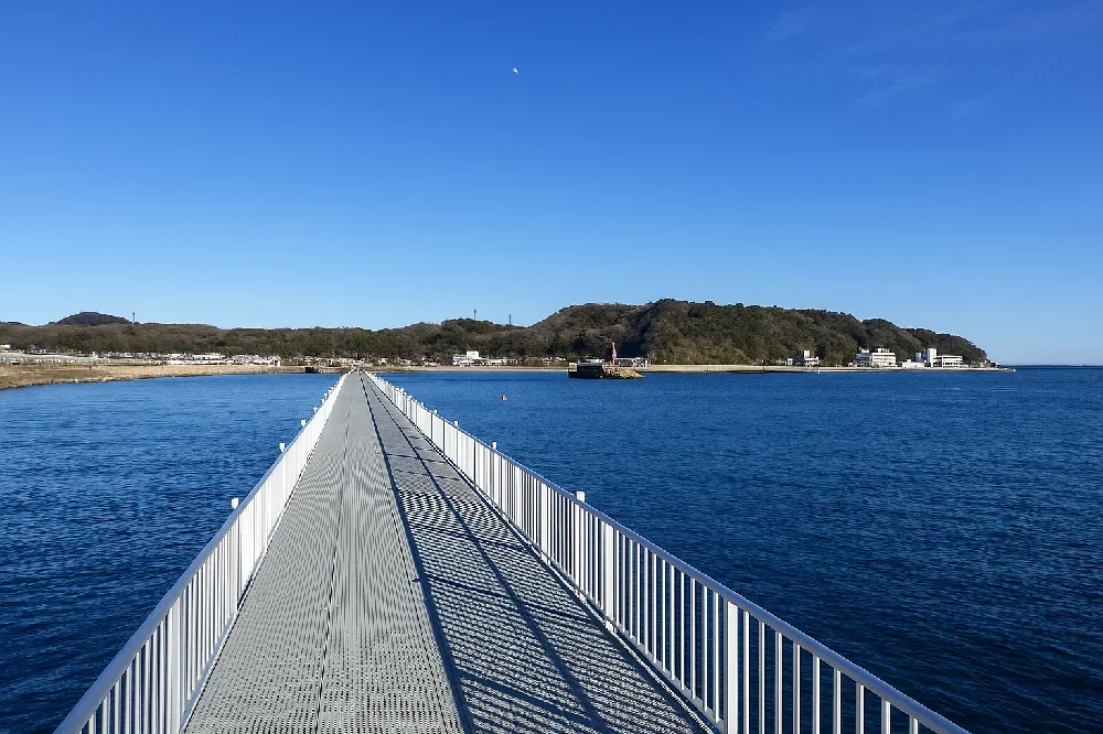 豊浜釣り桟橋の様子