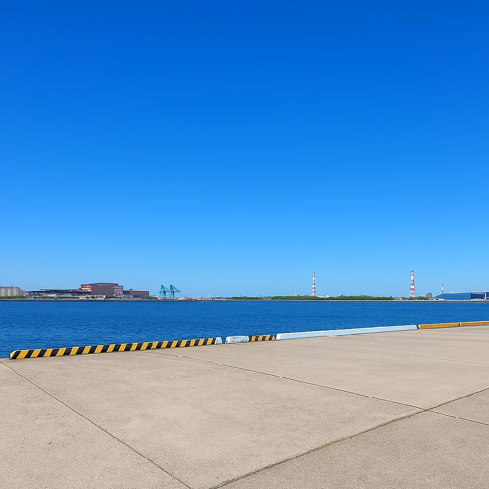衣浦トンネル半田緑地公園側の様子