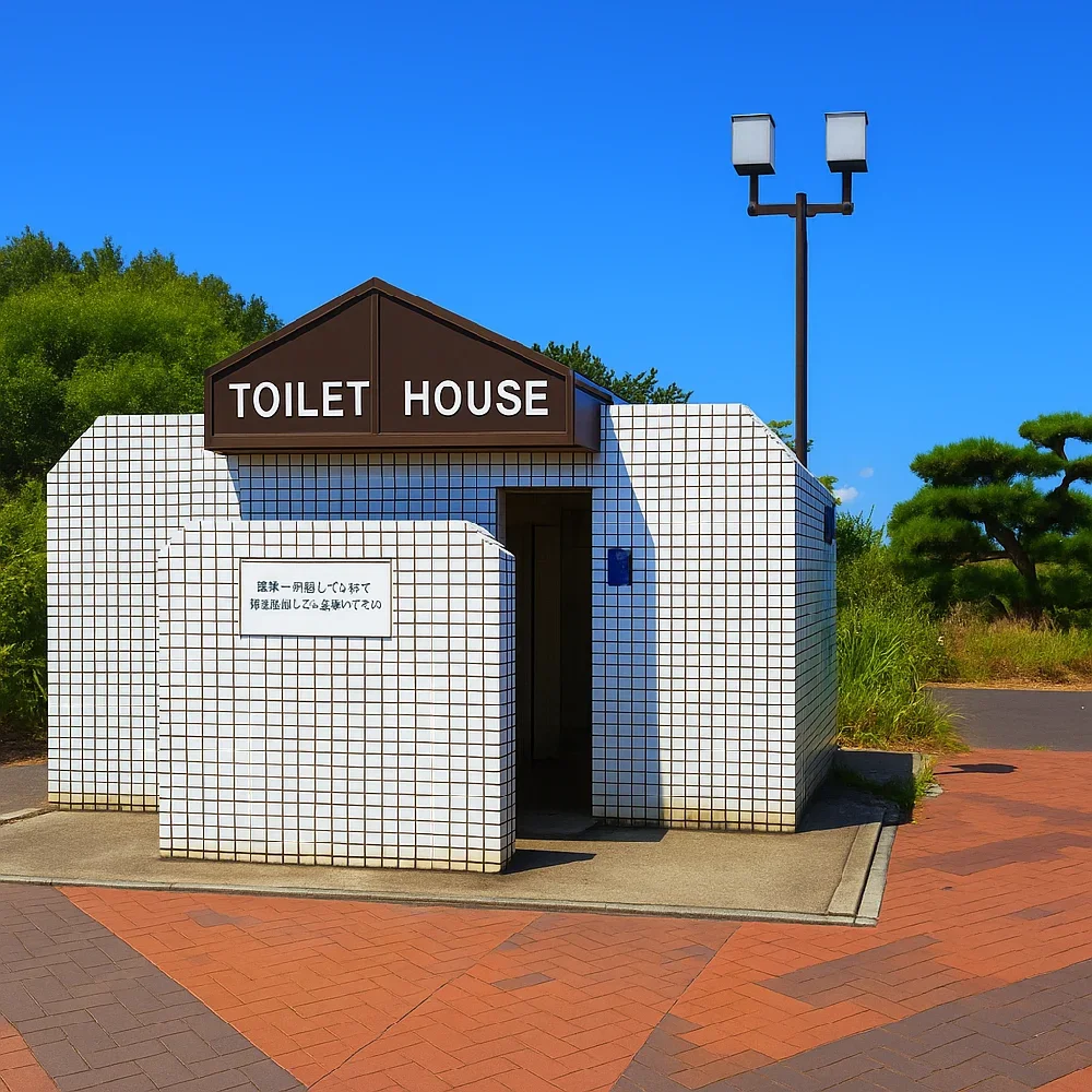 碧南釣り広場のトイレ