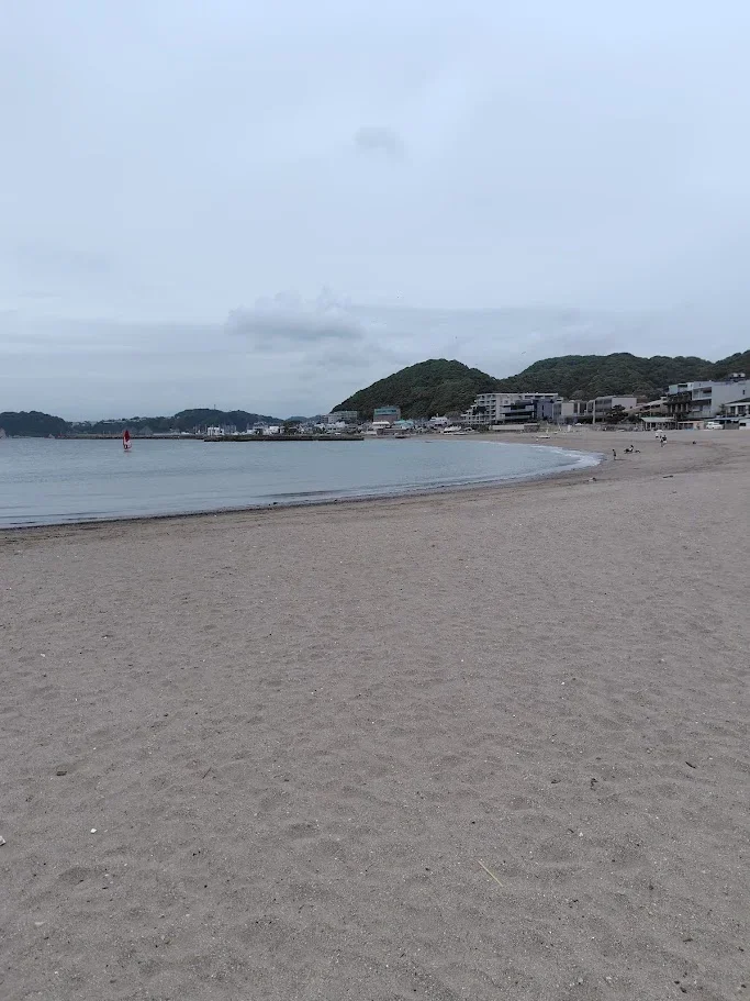 森戸海岸の様子