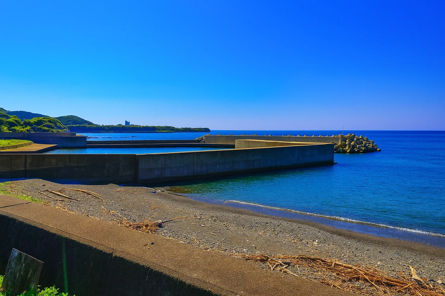 野島漁港の様子