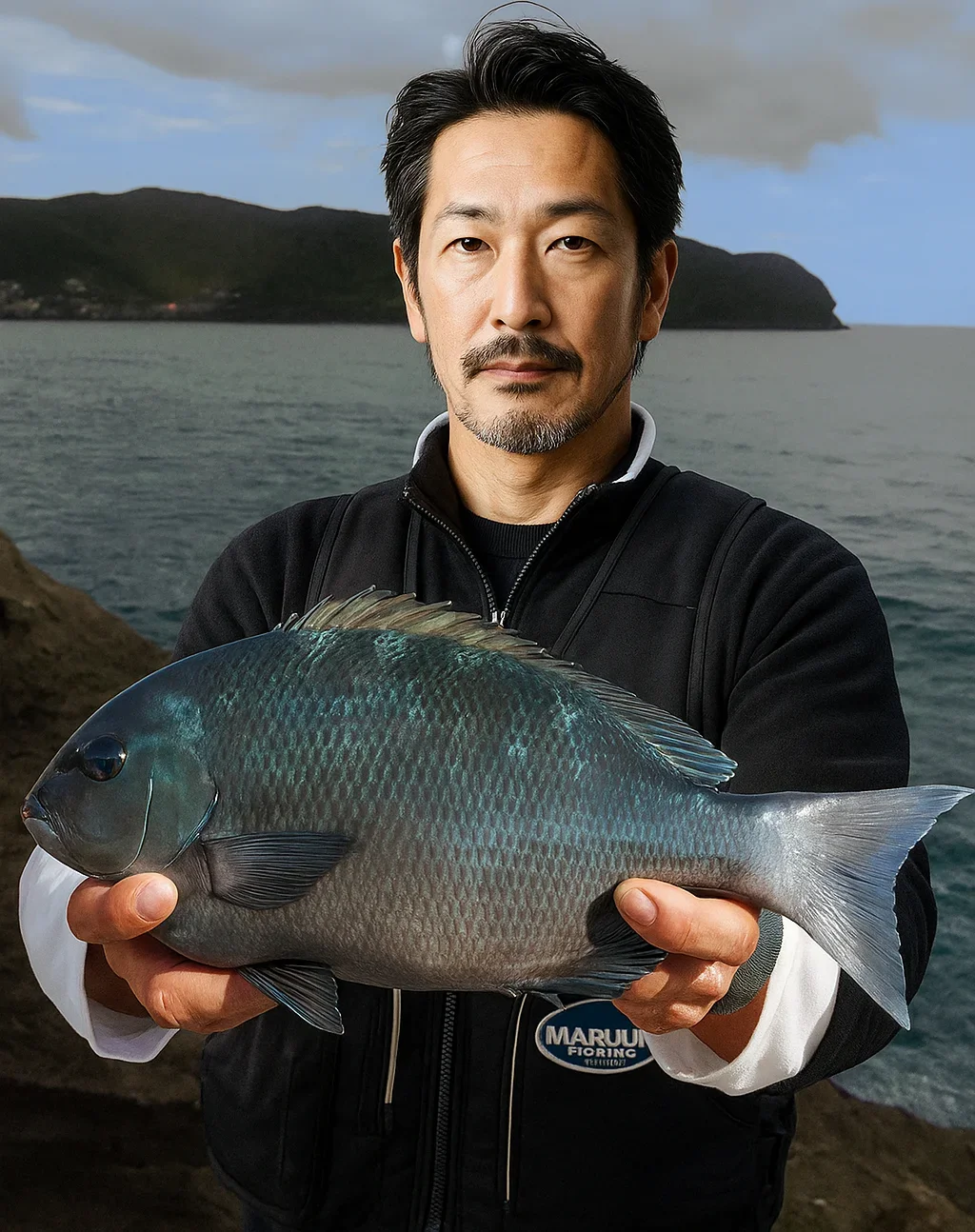 鬼ヶ城でグレを釣る佐々木