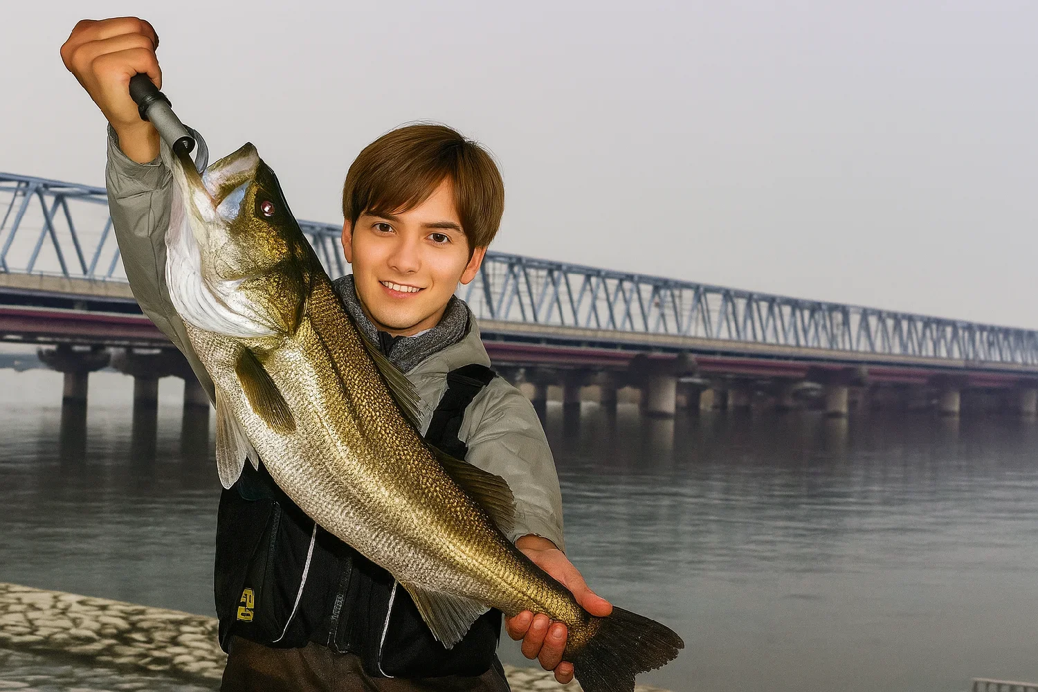 葛西臨海公園でシーバスを釣る久良木