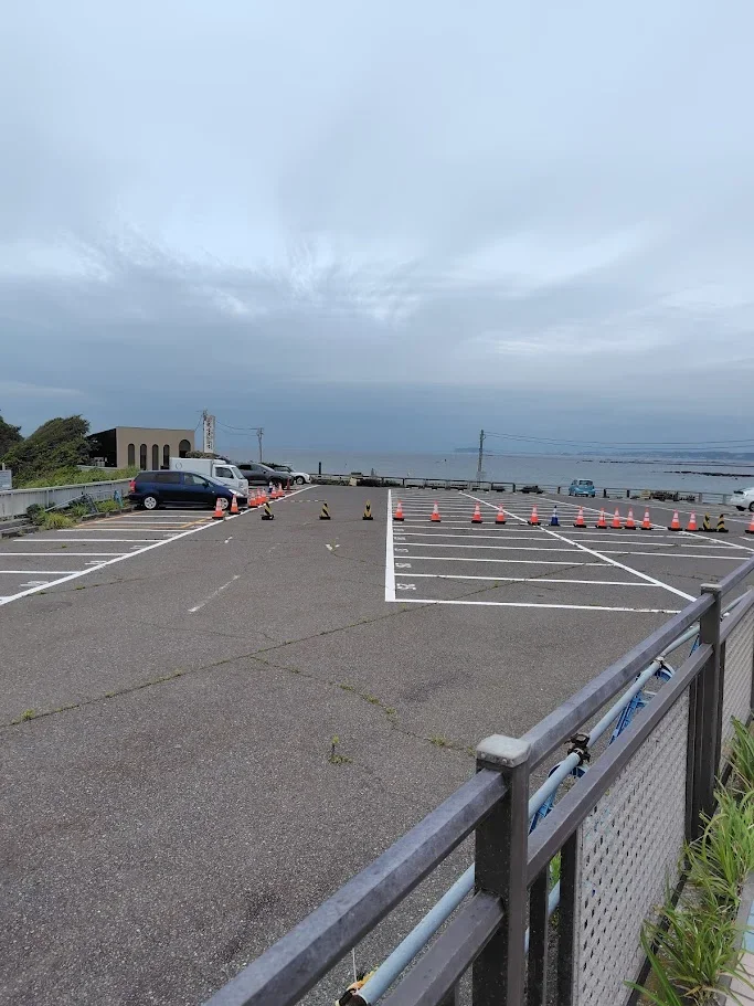 長者ヶ崎の駐車場